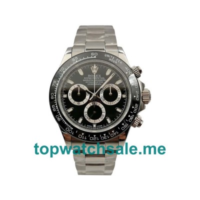 UK Swiss Made Rolex Daytona 116500 40 MM Black Dials Men Replica Watches