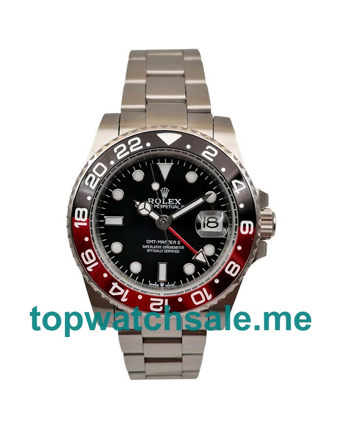 UK AAA Rolex GMT-Master II 16710 40 MM Black Dials Men Replica Watches