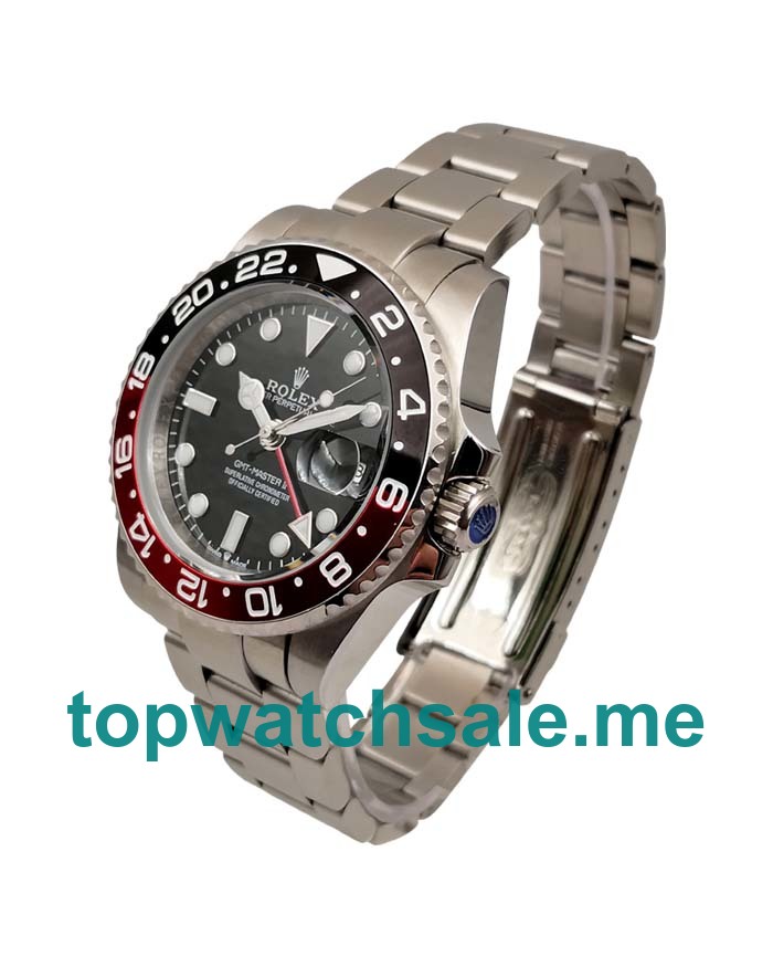 UK AAA Rolex GMT-Master II 16710 40 MM Black Dials Men Replica Watches