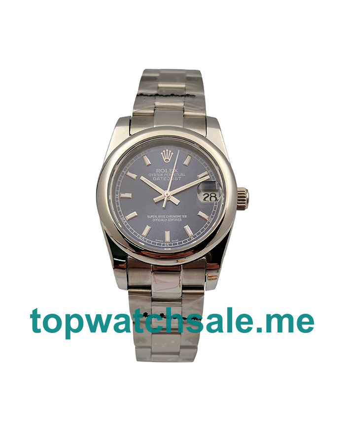 UK AAA Rolex Datejust 178240 31 MM Blue Dials Unisex Replica Watches