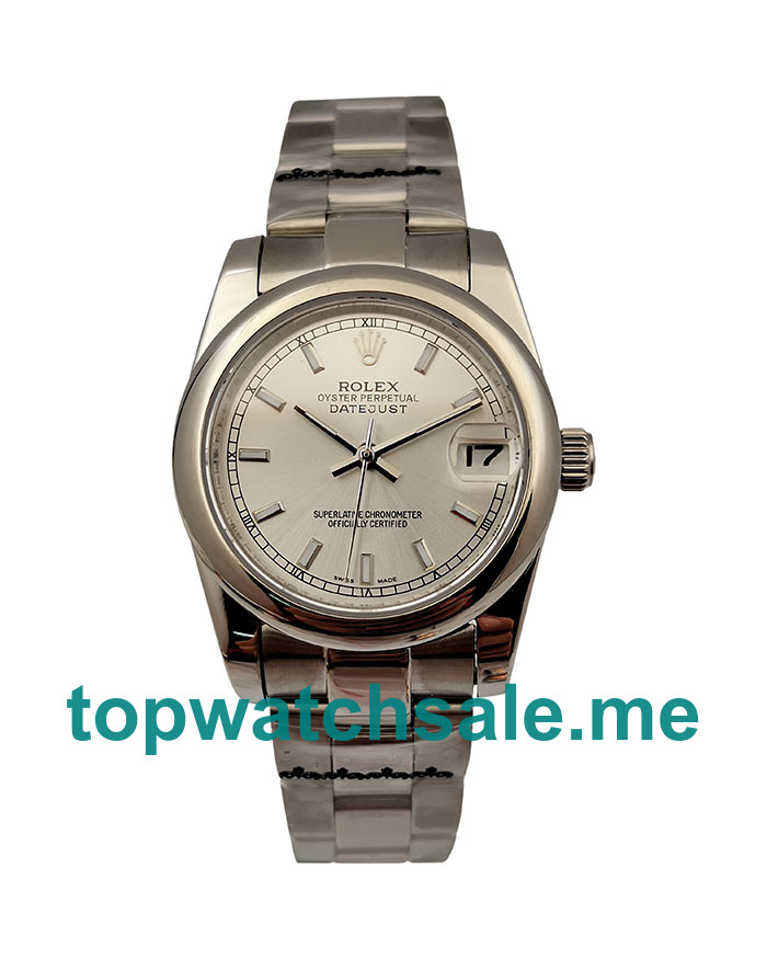 UK AAA Rolex Datejust 178240 31 MM White Dials Unisex Replica Watches