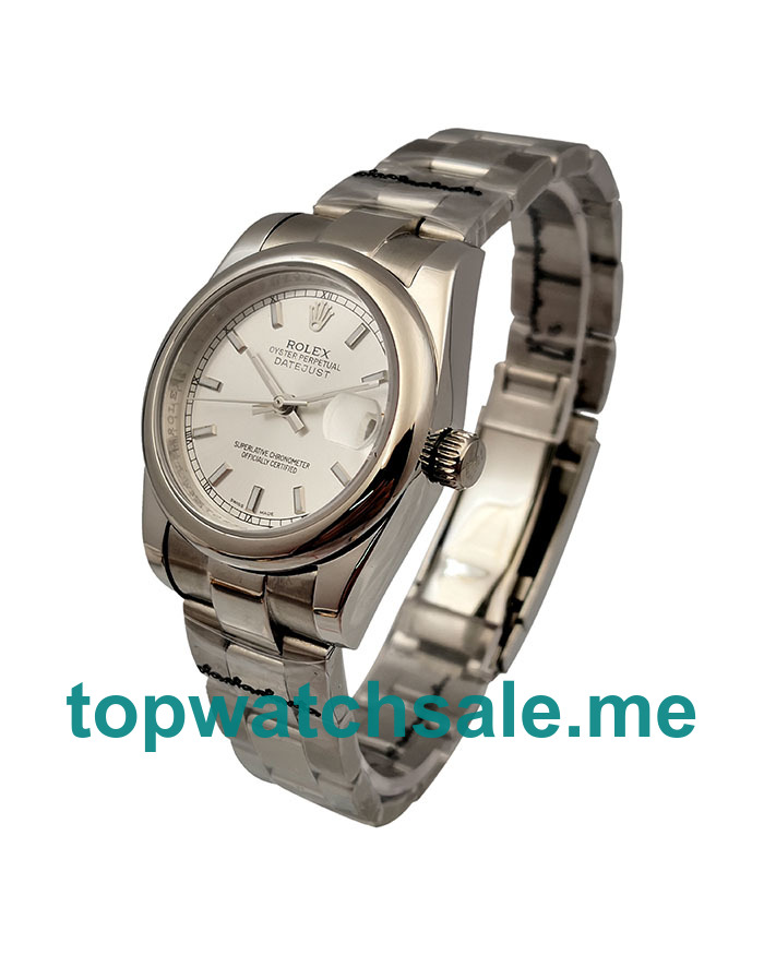 UK AAA Rolex Datejust 178240 31 MM White Dials Unisex Replica Watches