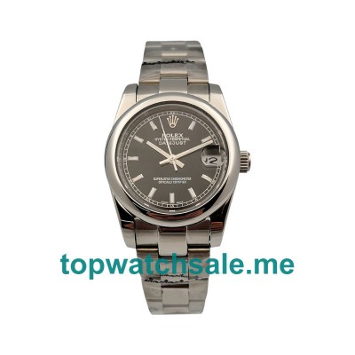 UK AAA Rolex Datejust 178240 31 MM Black Dials Unisex Replica Watches