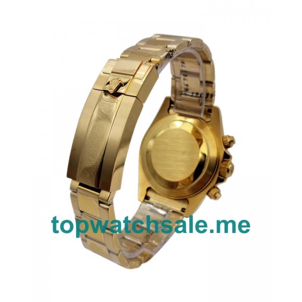 UK AAA Rolex Daytona 116528 40 MM Champagne Dials Men Replica Watches