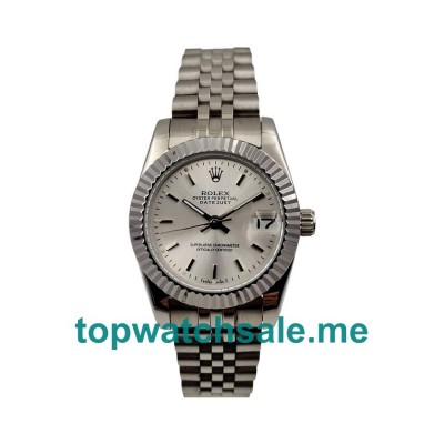 UK AAA Rolex Datejust 179174 31 MM Silver Dials Unisex Replica Watches