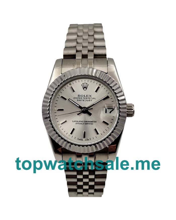 UK AAA Rolex Datejust 179174 31 MM Silver Dials Unisex Replica Watches