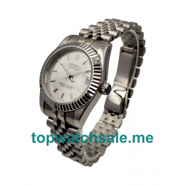 UK AAA Rolex Datejust 179174 31 MM Silver Dials Unisex Replica Watches
