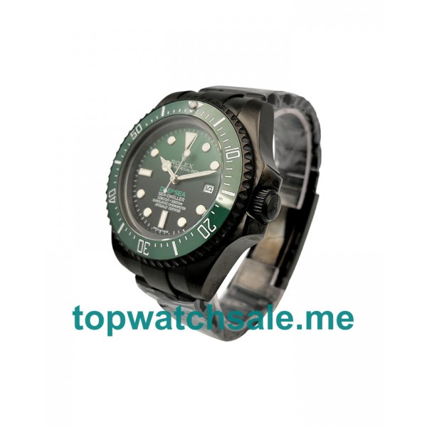 UK AAA Rolex Sea-Dweller Deepsea 126660 44 MM Green & Black Dials Men Replica Watches