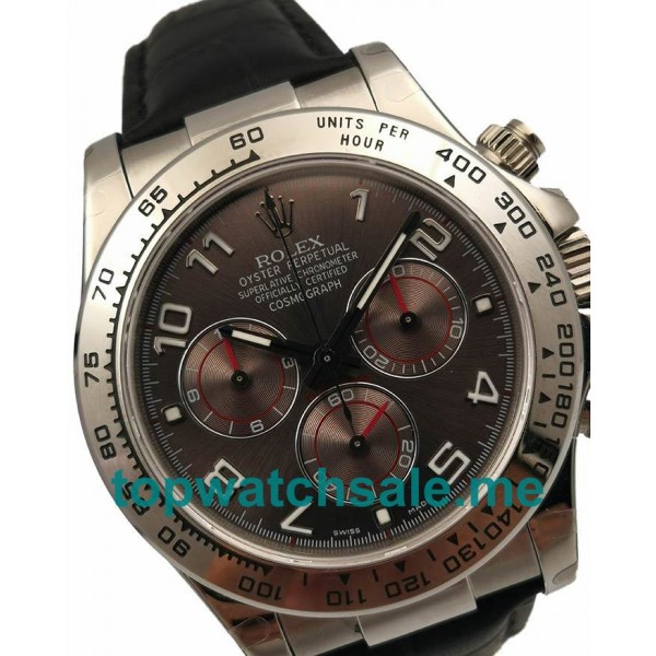 UK Swiss Made Rolex Daytona 116519 40 MM Grey Dials Men Replica Watches