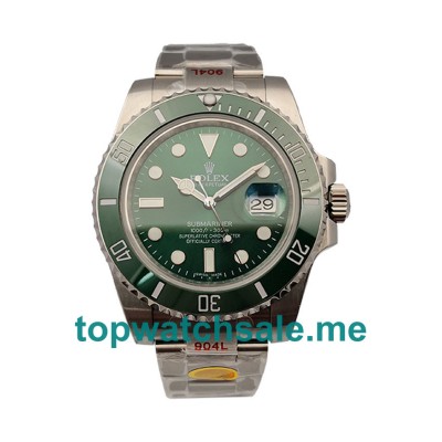 UK Swiss Made Rolex Submariner 116610 LV 40 MM Green Dials Men Replica Watches