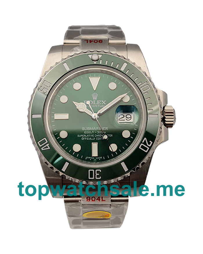 UK Swiss Made Rolex Submariner 116610 LV 40 MM Green Dials Men Replica Watches