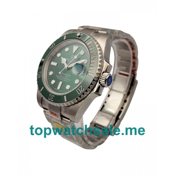 UK Swiss Made Rolex Submariner 116610 LV 40 MM Green Dials Men Replica Watches