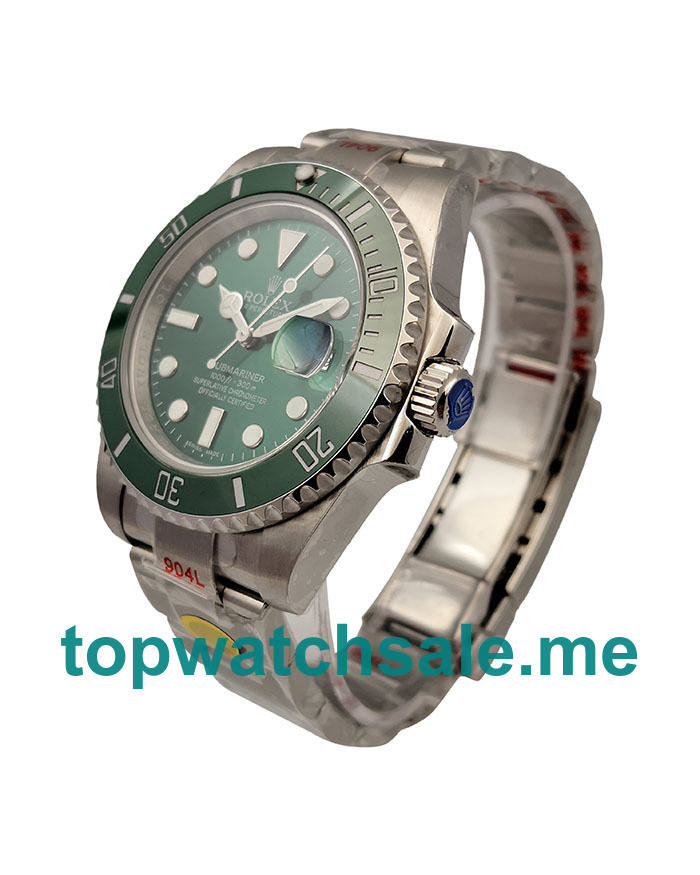 UK Swiss Made Rolex Submariner 116610 LV 40 MM Green Dials Men Replica Watches