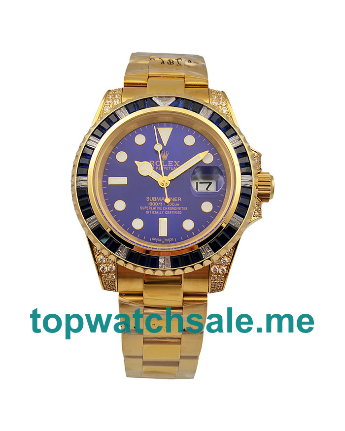 UK AAA Rolex Submariner 116618 40 MM Blue Dials Men Replica Watches