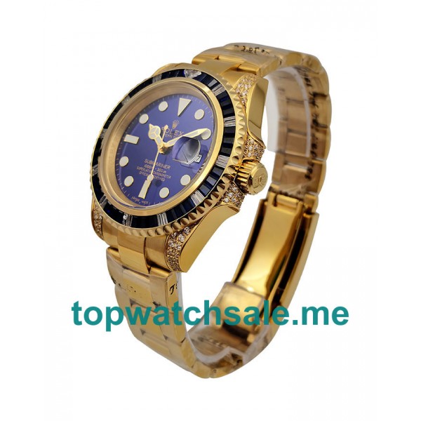 UK AAA Rolex Submariner 116618 40 MM Blue Dials Men Replica Watches
