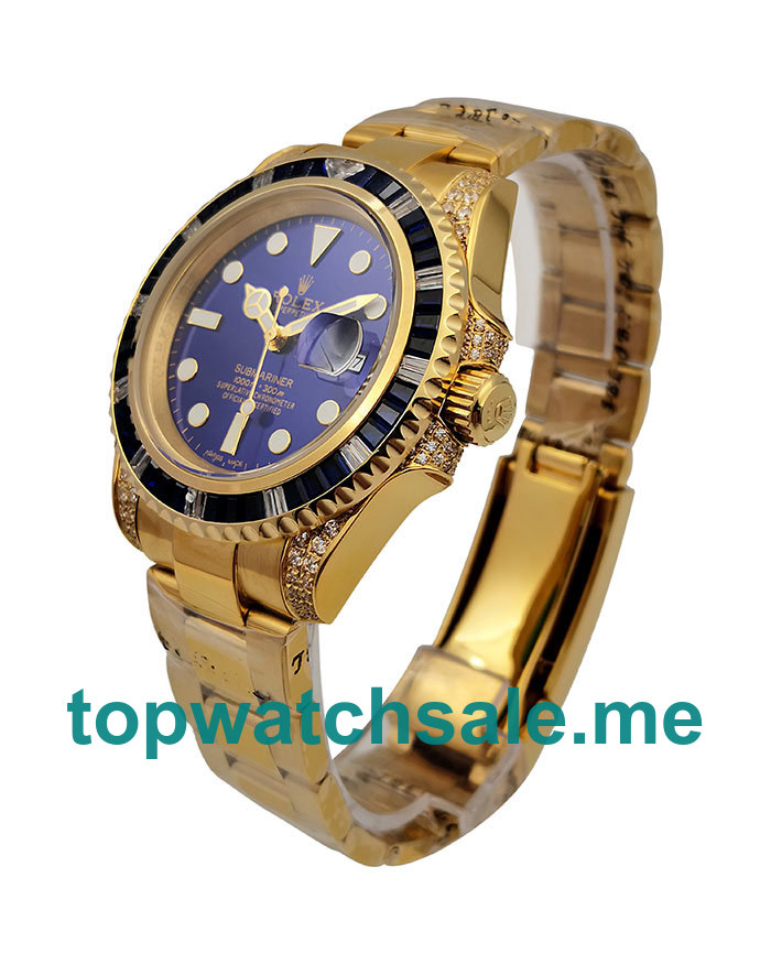 UK AAA Rolex Submariner 116618 40 MM Blue Dials Men Replica Watches