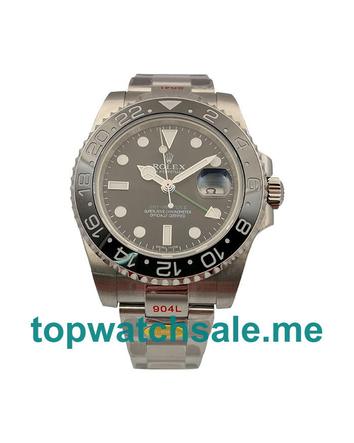 UK Swiss Made Rolex GMT-Master II 116710LN 40 MM Black Dials Men Replica Watches