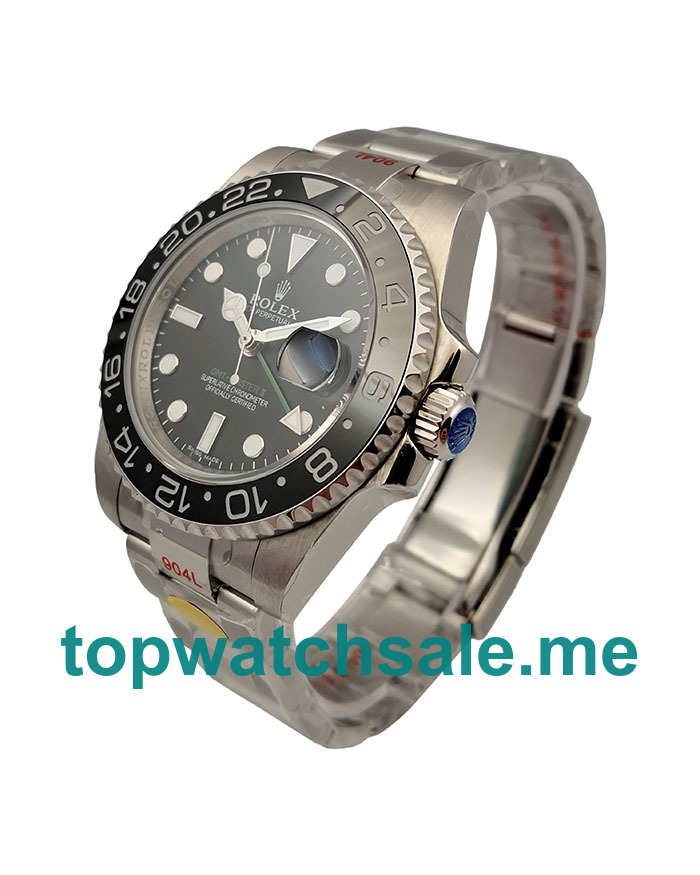 UK Swiss Made Rolex GMT-Master II 116710LN 40 MM Black Dials Men Replica Watches