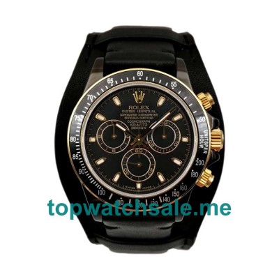 UK Swiss Made Rolex Cosmograph Daytona Kravitz Design LK 01 RL 40MM Black Dials Men Replica Watches