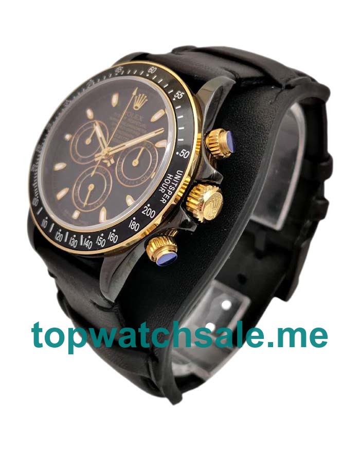 UK Swiss Made Rolex Cosmograph Daytona Kravitz Design LK 01 RL 40MM Black Dials Men Replica Watches