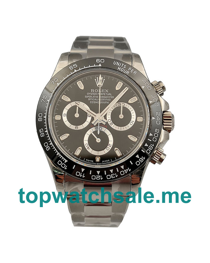 UK Swiss Made Rolex Cosmograph Daytona 116500LN N 40MM Black Dials Men Replica Watches