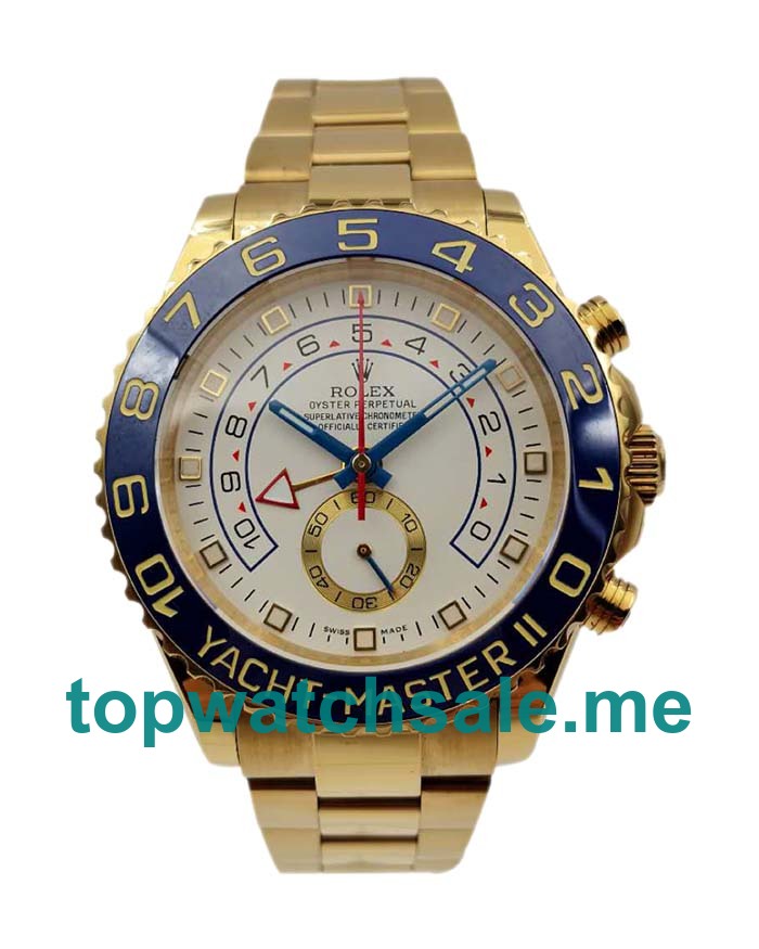 UK Swiss Made Rolex Yacht-Master II 116688 JF 44MM White Dials Men Replica Watches