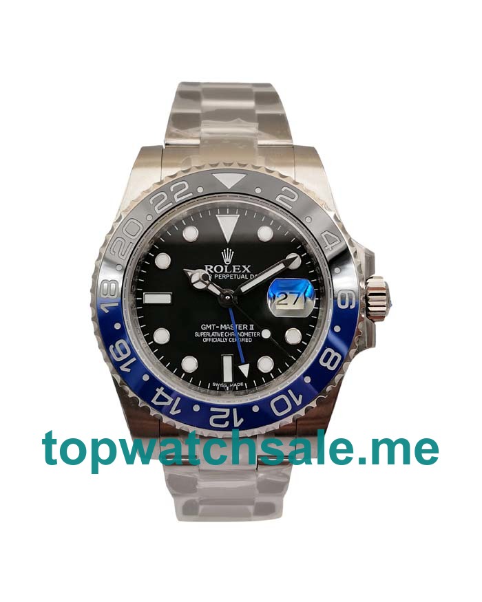 UK Swiss Made Rolex GMT-Master II 116710BLNR Batman V7 40MM Black Dials Men Replica Watches