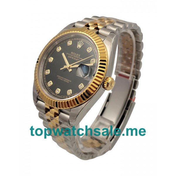 UK Swiss Made Rolex Datejust II 116333 EW 41MM Black Dials Men Replica Watches