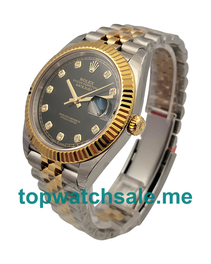 UK Swiss Made Rolex Datejust II 116333 EW 41MM Black Dials Men Replica Watches