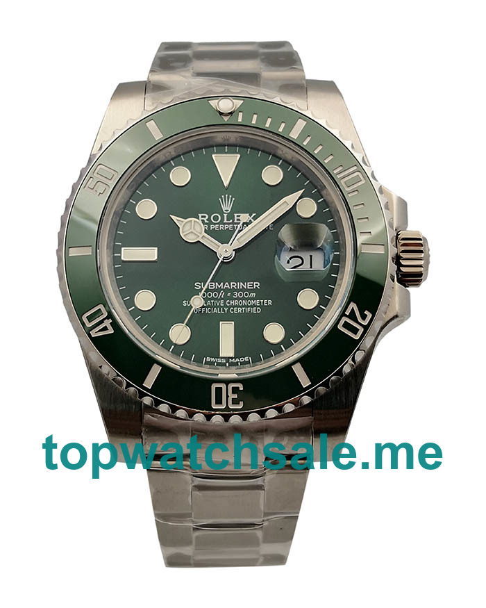 UK Swiss Made Rolex Submariner Date 116610LV 2018 N V8S 40MM Green Dials Men Replica Watches