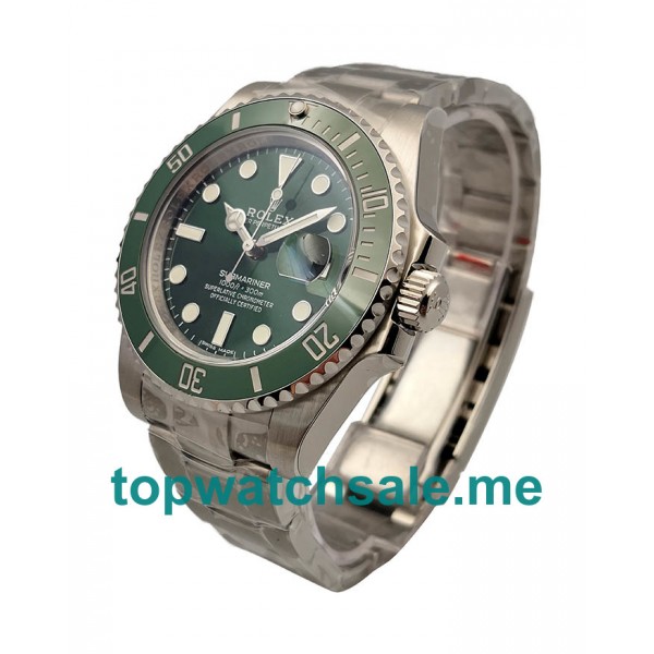 UK Swiss Made Rolex Submariner Date 116610LV 2018 N V8S 40MM Green Dials Men Replica Watches