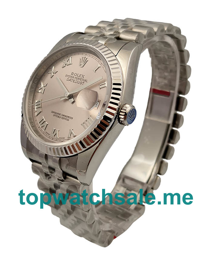 UK Swiss Made Rolex Datejust 116234 36 MM Rhodium Dials Men Replica Watches