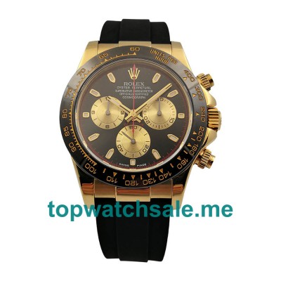 UK Swiss Made Rolex Cosmograph Daytona 116518LN JH 40MM Black Dials Men Replica Watches