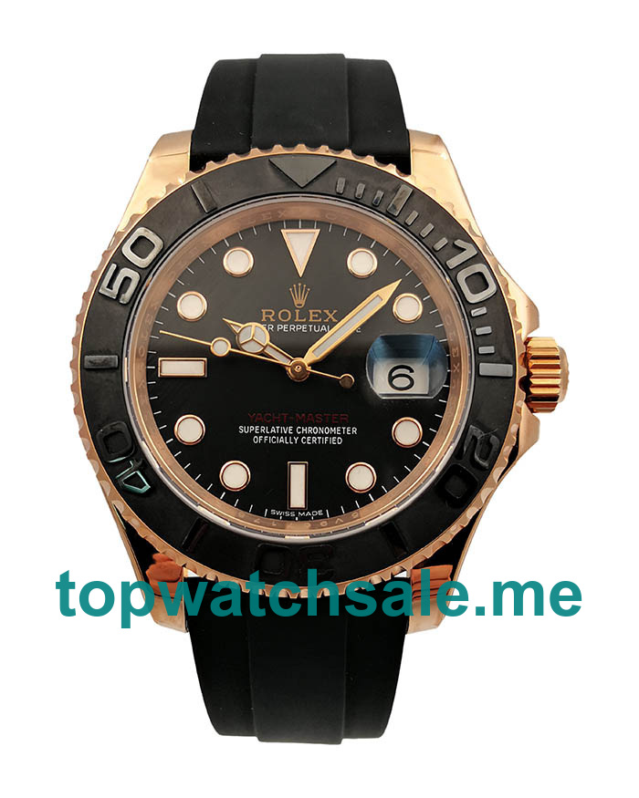 UK Swiss Made Rolex Yacht-Master 40 116655 AR 40MM Black Dials Men Replica Watches