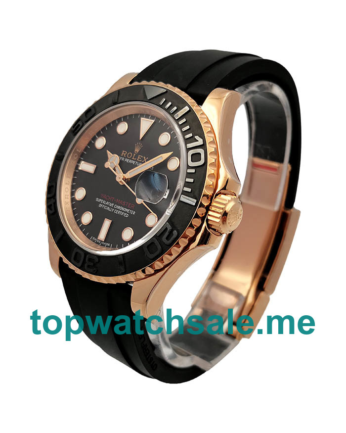 UK Swiss Made Rolex Yacht-Master 40 116655 AR 40MM Black Dials Men Replica Watches