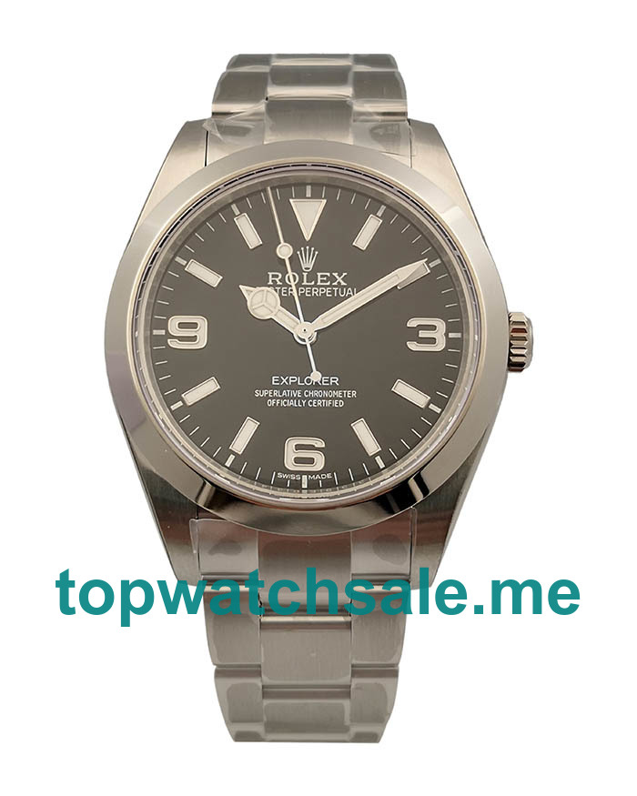 UK Swiss Made Rolex Explorer 214270 40 MM Black Dials Men Replica Watches