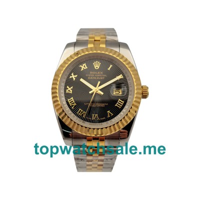 UK AAA Rolex Datejust 116333 41 MM Black Dials Men Replica Watches