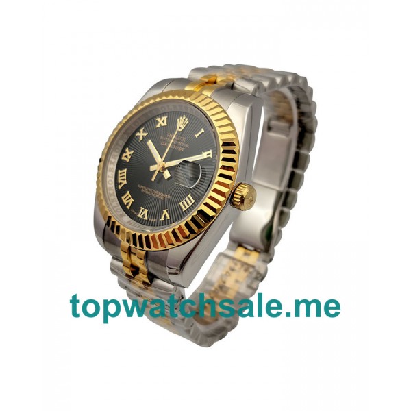 UK AAA Rolex Datejust 116333 41 MM Black Dials Men Replica Watches