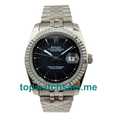 UK AAA Rolex Datejust 16234 36 MM Blue Dials Men Replica Watches
