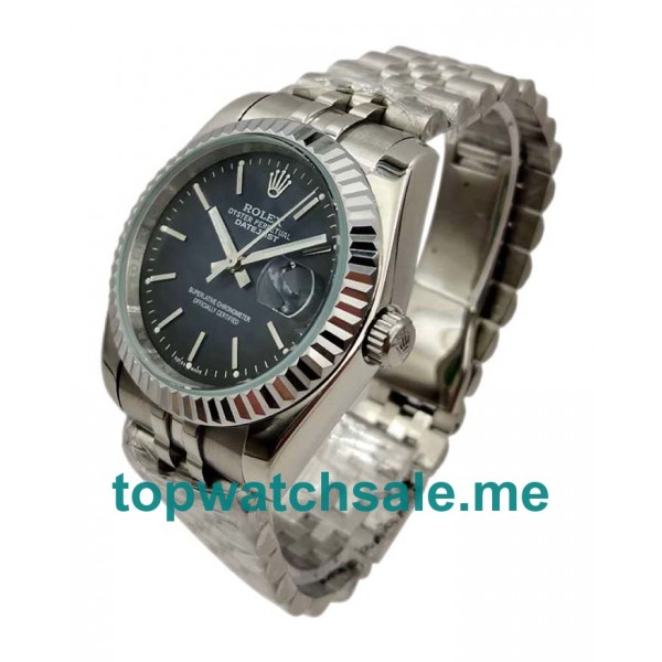 UK AAA Rolex Datejust 16234 36 MM Blue Dials Men Replica Watches