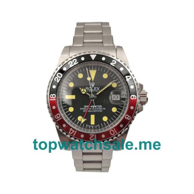 UK AAA Rolex GMT-Master 16710 40 MM Black Dials Men Replica Watches