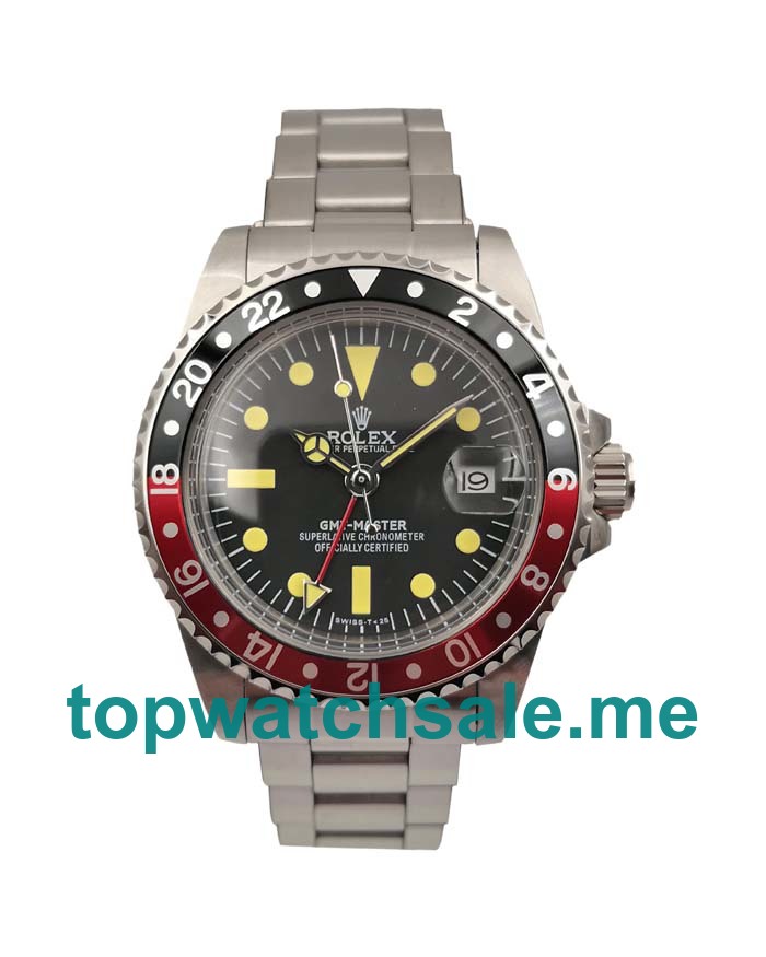 UK AAA Rolex GMT-Master 16710 40 MM Black Dials Men Replica Watches