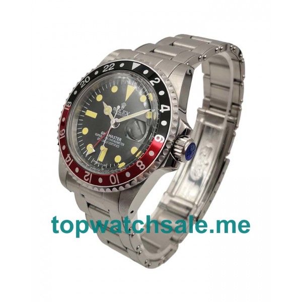 UK AAA Rolex GMT-Master 16710 40 MM Black Dials Men Replica Watches