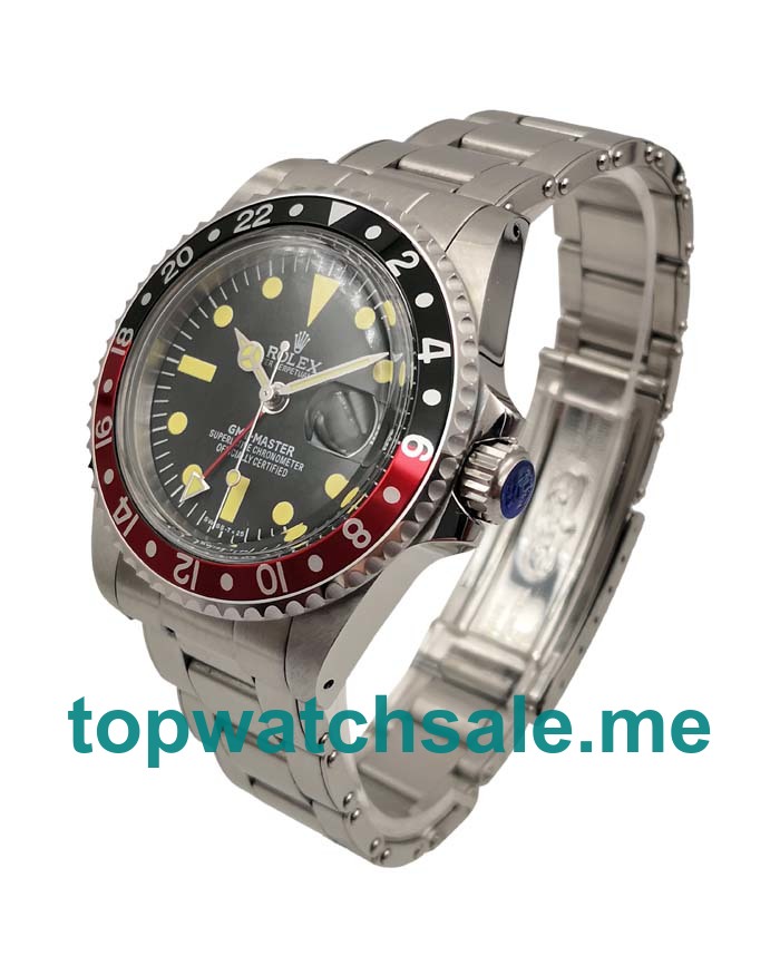 UK AAA Rolex GMT-Master 16710 40 MM Black Dials Men Replica Watches