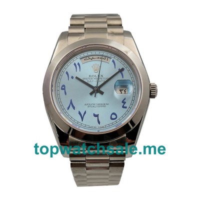 UK Swiss Made Rolex Day-Date 228206 40 MM Ice Blue Dials Men Replica Watches