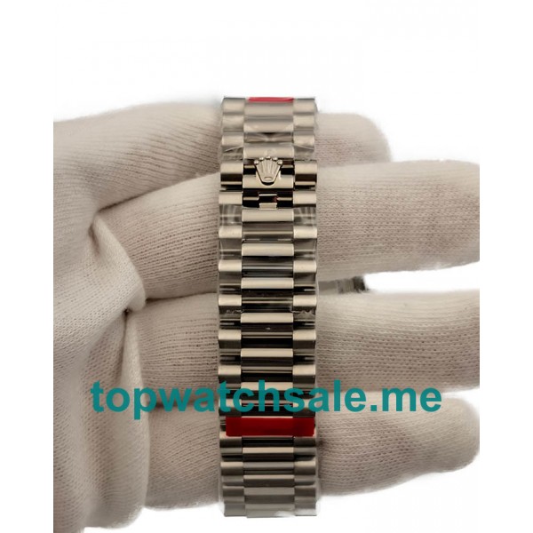 UK Swiss Made Rolex Day-Date 228206 40 MM Ice Blue Dials Men Replica Watches