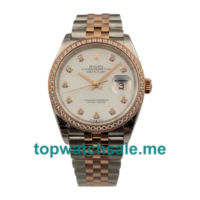 UK Swiss Made Rolex Datejust 116233 36 MM Mother-Of-Pearl Dials For Sale