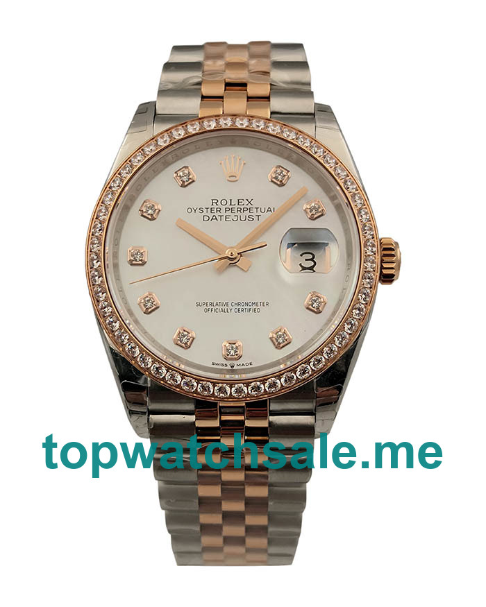 UK Swiss Made Rolex Datejust 116233 36 MM Mother-Of-Pearl Dials For Sale