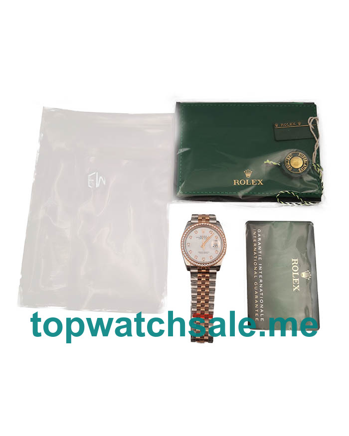 UK Swiss Made Rolex Datejust 116233 36 MM Mother-Of-Pearl Dials For Sale