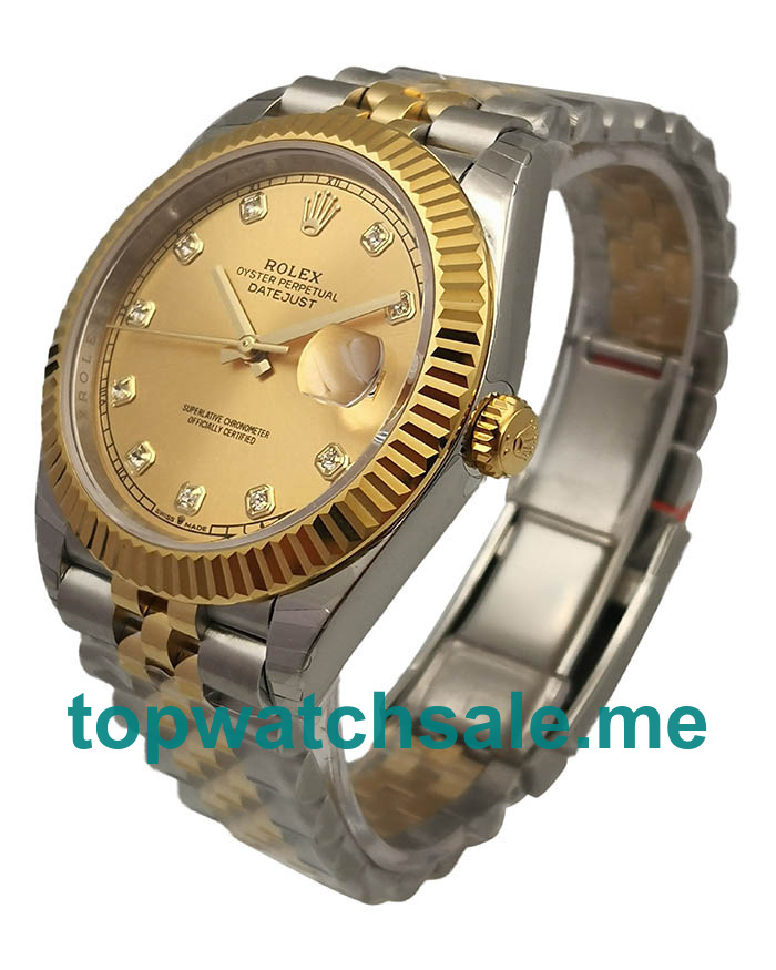 UK Swiss Made Rolex Datejust II 116333 EW 41MM Champagne Dials Men Replica Watches
